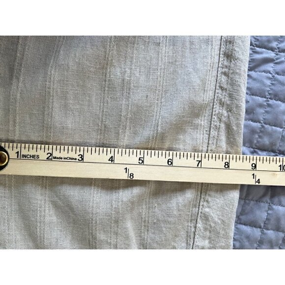 Canyon River Blues Linen Blend Pants XL Pull On Tan  Lagenlook Boho Coastal Beac - Picture 10 of 12